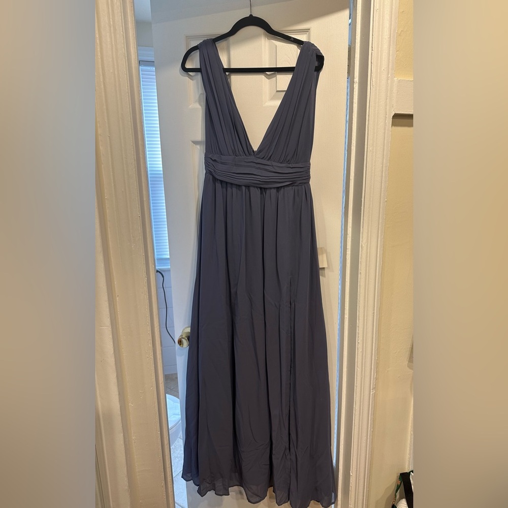 Elegant Blue Evening Gown